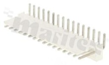 Header for PCB; pitch 2.54mm; 16-contacts; THT; male; side entry; 250V/3A