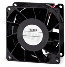 Fan; DC; 12VDC; 80x80x38mm; 3.90m3/min; 80dB; with connector.