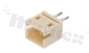 Header for PCB; pitch 1.50mm; 2-contacts; THT; male; top entry; 50V/1A