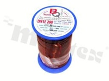 Insulated winding wire; with one layer of enamel insulation; diameter 1.35mm; SWG 17; -65+200 deg.C; 39m; 500g.