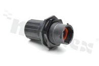 Standard Connector circular; Jm Nut Rcpt w endcap 10 pins; SZ 12 Pin