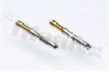 Female pin, size 16, gold flash, crimp type, for wire 0.14-0.25mm2, AWG26-24