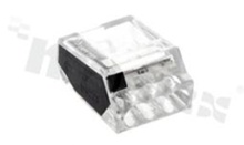 Installation quick splice pitch 3.5 mm; 3-way; spring clamp; wire cross section 0.5-2.5mm2; UL:15A/600V; VDE:24A/450V