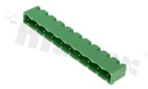 Listwa zaciskowa rozłączalna; w rastrze 7.50mm; 10-torowa; męska; pionowa; zabudowana; UL 300V/15A; TUV:400V/20A