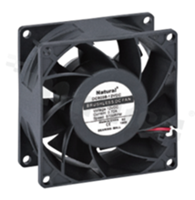 Wentylator; DC; 2.57m3/min; 0.50A; 28.0-56.0VDC; 24W; 6500RPM; 59dBA; 24 AWG; plastik; -10+70 st.C; 153g; 80x80x38mm