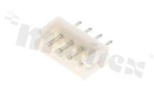 Header for PCB; pitch 2.50mm; 4-contacts; THT; male; top entry; 250V/2.5A