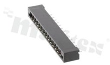 Non-ZIF connector for FFC/FPC; pitch 2.54mm; 14-contacts; THT; top entry