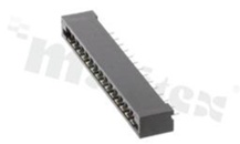 Złącze Non-ZIF do PCB; w rastrze 2.54mm; 14-stykowe; montaż: THT; pionowe