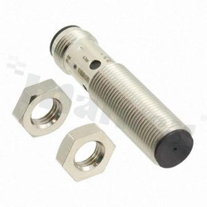 Czujnik zbliżeniowy; indukcyjny; materiał: mosiądz niklowany; długość: 51mm; gwint: M12; ekranowany; odległość wykrywania: 4mm; zasilanie: 10-30V DC; PNP-NO; złącze: M12