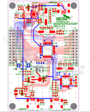 Zestaw Startowy GD32F427RKT6; ARM Cortex-M4; USB mini; RESET KEY; USER KEY; LED; GD-Link