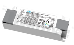 Constant current power supply; LED; DALI; dimming; 22W; 200-240V; 24-42VDC; 225-600mA; DIP