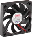 Wentylator; DC; 12VDC; 60x60x10.20mm; 0.263m3/min; 19.00dB; 2 przewody