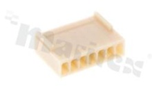 Crimp terminal housing; pitch 2.54mm; 7-contacts; female; applicable wire AWG#22-28; 250V/3A