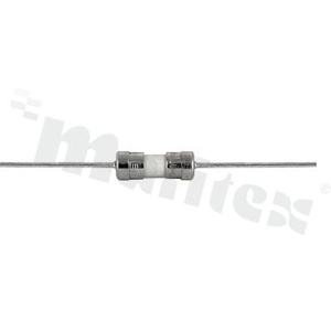 Bezpiecznik osiowy THT; ceramiczny; zwłoczny T; 125mA; 250V AC; 3.6×10mm; -20+70 st.C