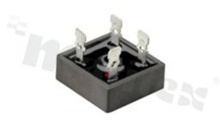 Bridge Rectifier; 600V; 15A; -55+150 deg.C; THT; BR25(29x11.2mm)