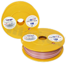 Przewód pojedynczy LGY/H05V-K; z wielodrutową miedzianą żyłą; różowy/brązowy; przekrój 0.50mm2; AWG 20; 500V; -40+105 st.C; 100m.