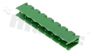 Listwa zaciskowa rozłączalna; w rastrze 7.50mm; 8-torowa; męska; pionowa; otwarta; UL 300V/15A; TUV:400V/20A