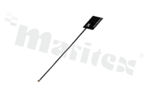 Antena; FPC; Wi-Fi; 2400-7125MHz; 5.6dBi; VSWR<2.2; liniowa; dookólna; RG1.13; 0.1m; IPEX; przyklejana; 22.7x11.9mm; czarna