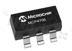 Przetworniki cyfrowo-analogowe – DAC; MICROCHIP; MCP4706A0T-E/CH; 2-Wire, I2C, Serial; 2.7 V - 5.5 V; 1; 8