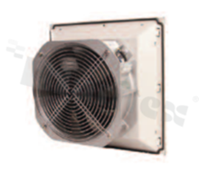 Osłona wentylatora; żaluzja zatrzaskowa; 115V; 320x320x141.5mm; 530/600CFM; 2550/2800RPM; 59.0/61.0dB.