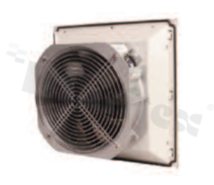 Fan guard; snap-on louvered; 115V; 320x320x141.5mm; 530/600CFM; 2550/2800RPM; 59.0/61.0dB.