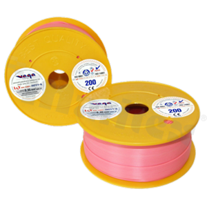 Single wire LGY/H05V-K; with copper multi-strand; pink; cross section 0.35mm2; AWG 22; 500V; -40+105 deg.C; 200m.