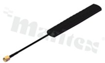 Antena; prostokątna; DAB; 174-958MHz; 28.0dB; VSWR<2.0; liniowa; RG174; 1-5m; custom; przyklejana; 100x12.5x0.8mm