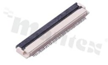 Złącze ZIF do PCB; w rastrze 0.50mm; 20-stykowe; montaż: SMD; poziome
