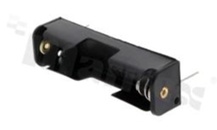 1xAA Battery holder; with PCB pins