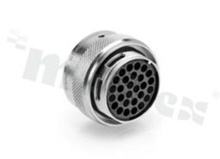 Amphenol EcoMate RM, plug, 28 pins, female, straight, 13A, shell size 20, contact size: 16, contacts supplied separately, IP67
