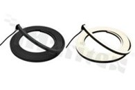 Taśma LED; typ black Neon; horizontal bending; biała neutralna 4000K; CRI min. 90; 24V; szerokość: 10 mm; wysokość: 10 mm; 10 W/m; 120 LED/m; IP67; cięcie free cut; axial entry; rolka 5 m