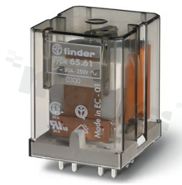 Electromagnetic power relay; contact rating current 30A; coil voltage 24VDC; 1 pole SPST-NO; coil power 1.3W; 30A/250VAC, 30A/24VDC; mounting: PCB