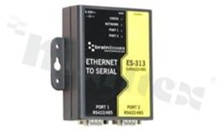 Przemysłowy serwer portów szeregowych; konwerter 2 x RS-422/485 do Ethernet; temp. pracy: 0+55 st.C; zasilanie 5...30VDC; montaż na ścianie (opcjonalnie na szynie DIN)