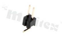 Listwa stykowa do PCB; w rastrze 1,27mm;  1x2 styków; montaż SMT; męska; pionowa; jednorzędowa; 5.0X3.7X0.8