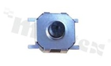 Przełącznik Tact Switch; dwupozycyjny; SMD; wymiary korpusu: 6.6x6.6; h=3,8mm; prosty; o sile nacisku dla pozycji pierwszej do 50gf i dla pozycji drugiej do 230gf; przycisk okrągły