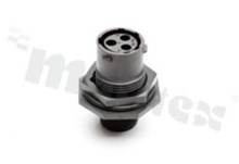 Amphenol Aquarius receptacle; 3pins; female insert; 13A; shell size 10; contact size: 16; contacts sold separately; NBR seal; IP68/69k