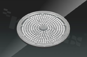 Lens for LED mid power; angle: 60 do 90 degrees ; Number of LEDs: 1; Dimensions: round 195mm; Height: 7.5mm; material: PC; Fastening: screw