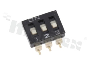 Przełącznik 3-biegowy; SMD; raster 2.54mm